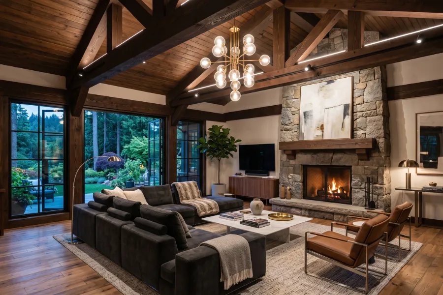 Modern luxury Craftsman blend