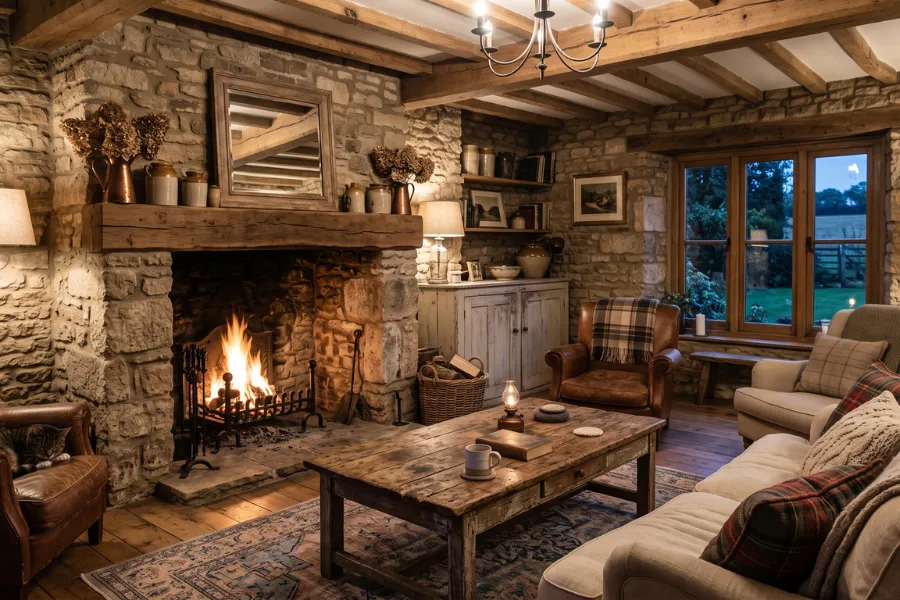 Farmhouse living room decor