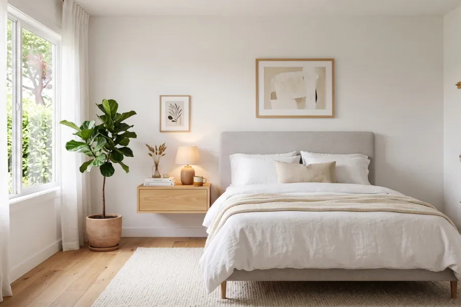 floating bedside shelf
