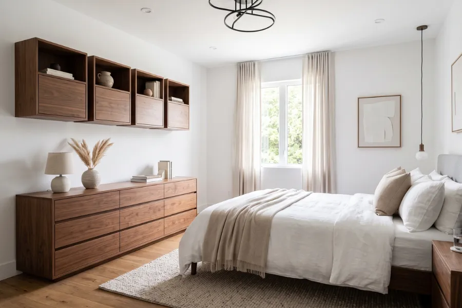 floating cabinet storage