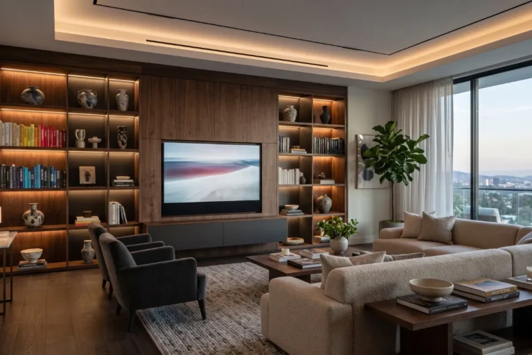 Modern living room cabinets