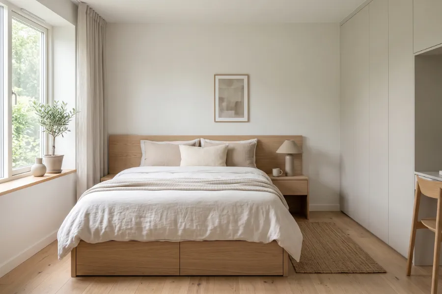 Minimalist bedroom decor