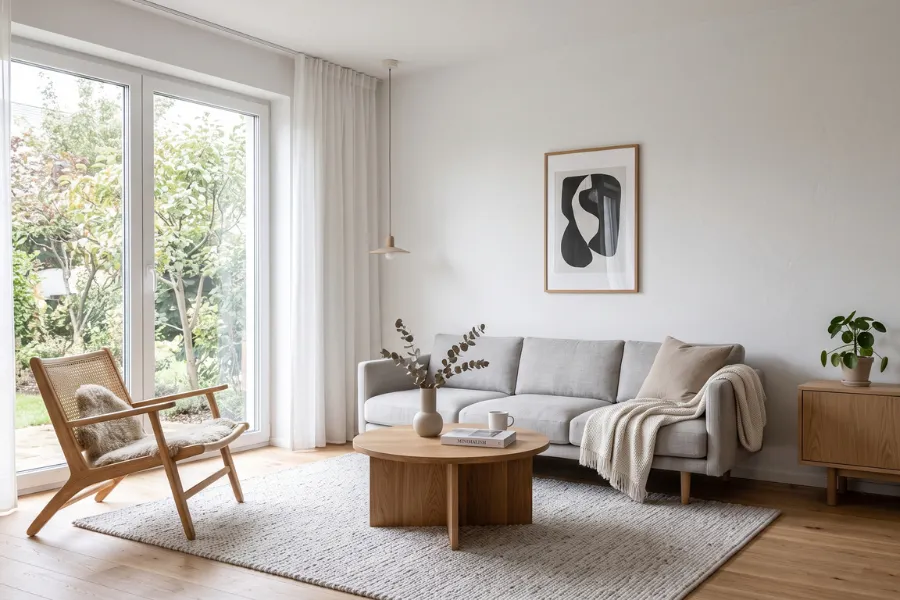 Minimalist living space