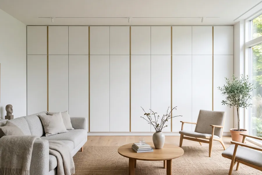 Minimalist wall cabinets