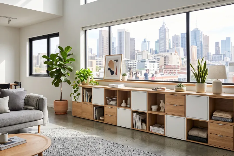 Modular cube cabinets
