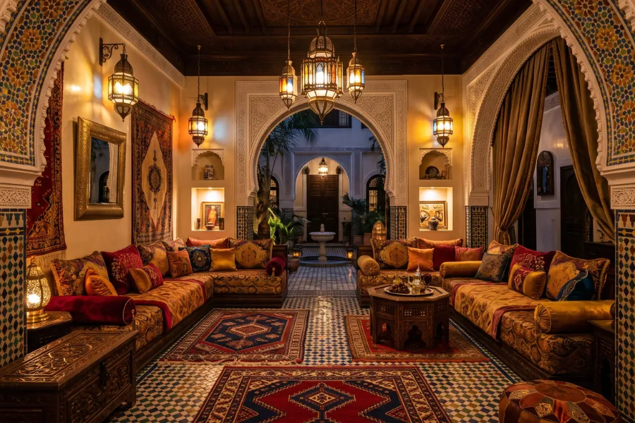Moroccan living room