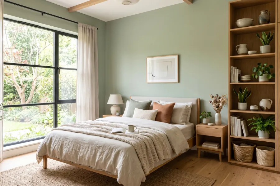 sage storage shelves