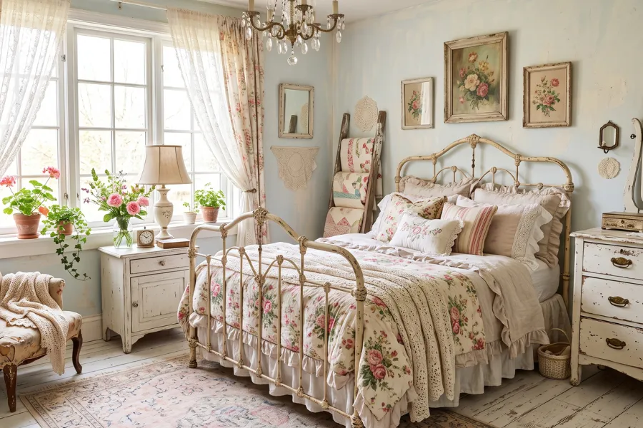 Shabby chic bedroom