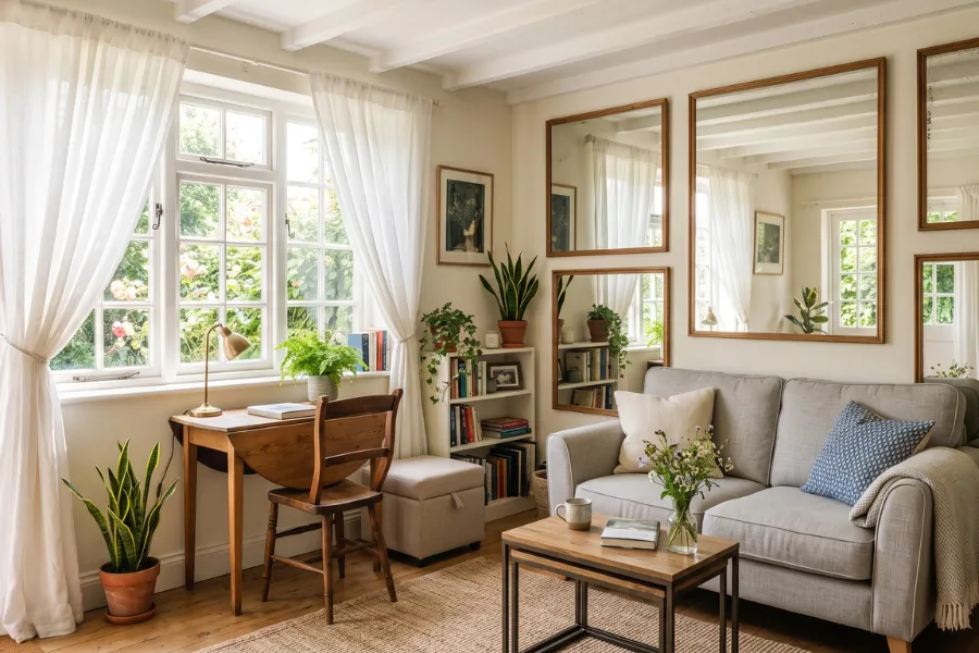 small cottage room feel spacious