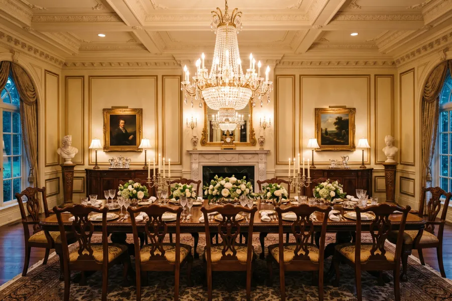 Traditional dining room