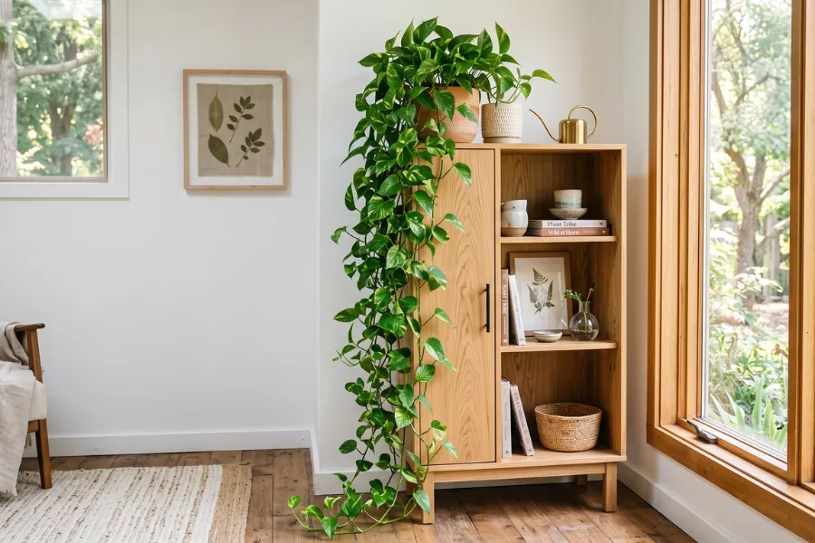 Trailing plant cabinets