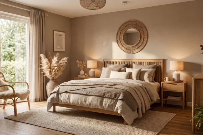 Warm bedroom aesthetic
