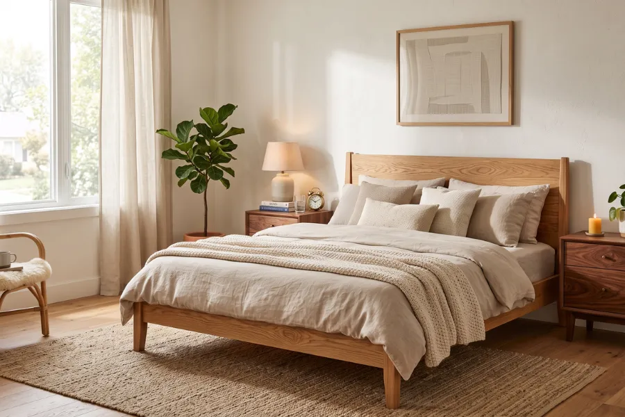 Wooden bedroom furniture