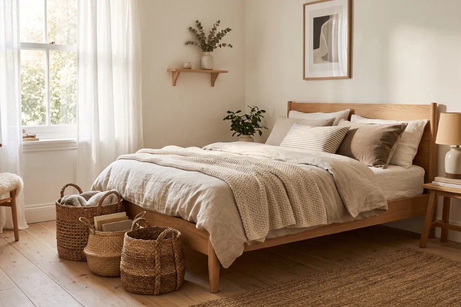 woven basket storage