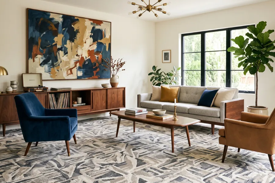 Abstract pattern carpet idea