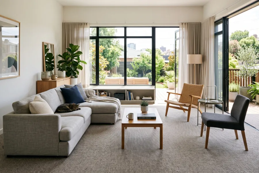 Indoor outdoor living carpet