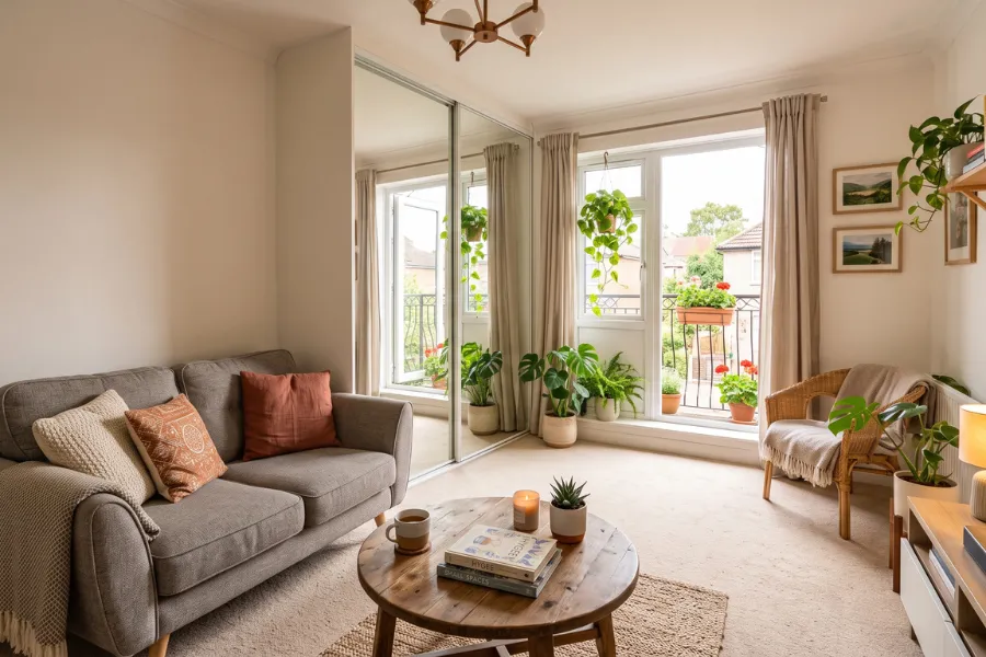 Light neutral small carpet