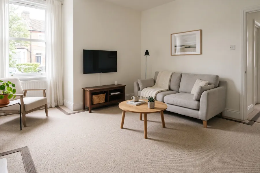 Simple border carpet idea