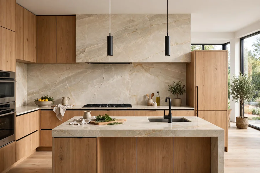 Modern kitchen backsplash design without subway tile — modern kitchen backsplash ideas