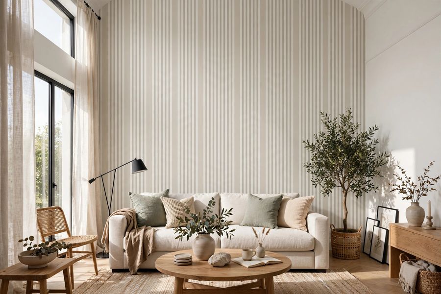 Vertical Striped Wallpaper
