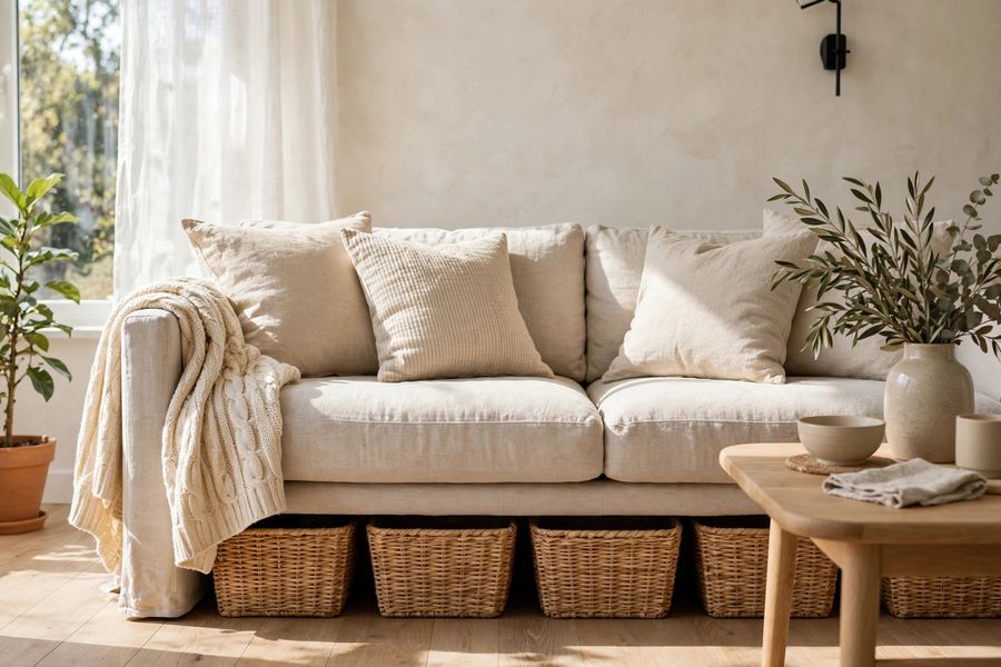 Under-Sofa Storage Baskets