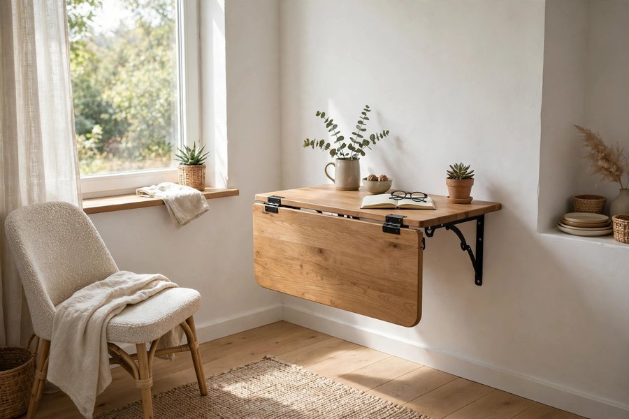 Foldable Wall-Mounted Table