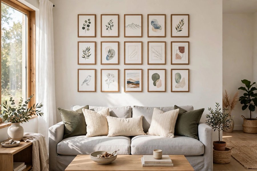 Small-Frame Gallery Wall