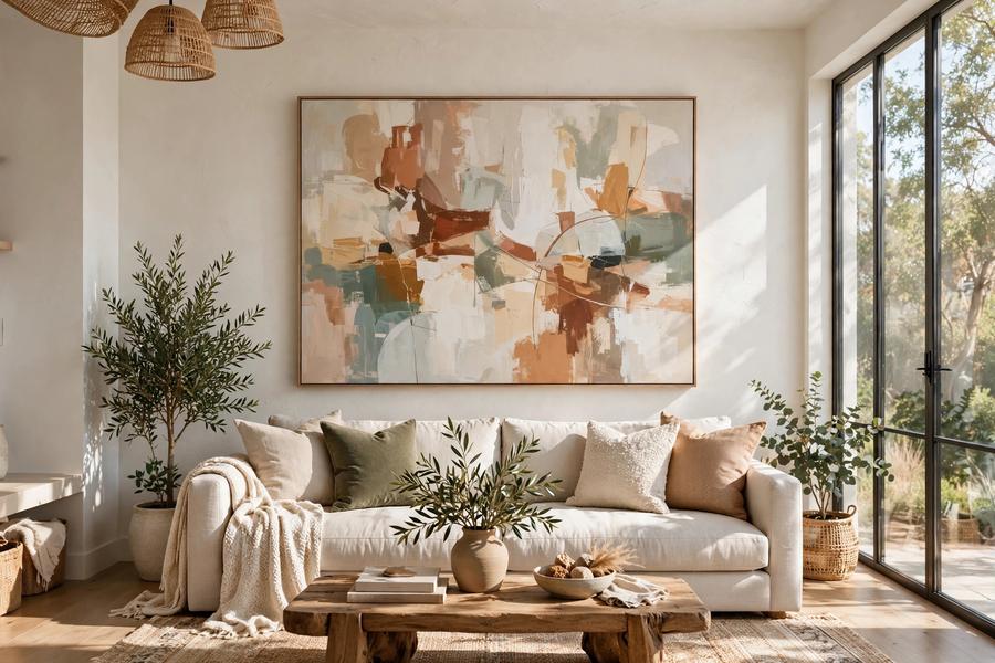 Oversized Abstract Art