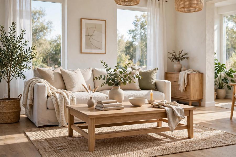 Light Oak Coffee Table