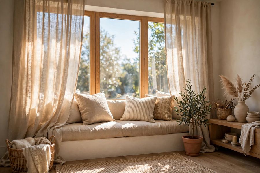 Natural Linen Curtains