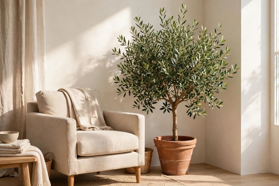 Olive Tree in Corner